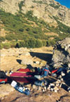 Bivouac à 1601m